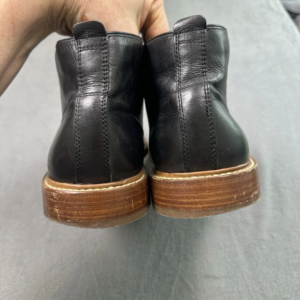 Cole Haan Tyler Grand Chukka Boots Mens 13 Black Leather Grand.ØS C25100